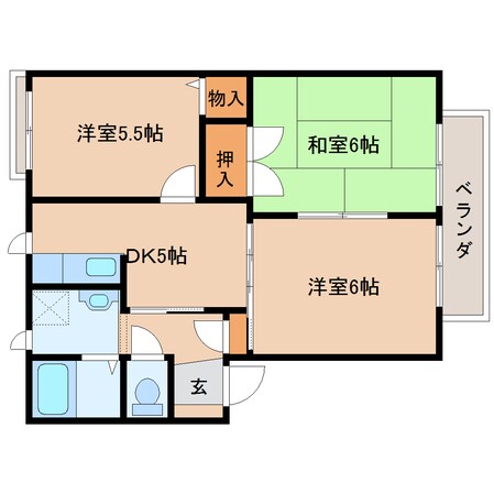 近鉄奈良駅 バス10分  梅美台西下車：停歩5分 2階の物件間取画像